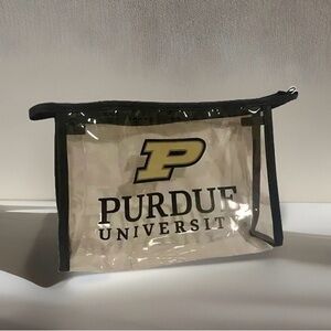 Purdue Foodball Boilermakers Clear Bag Clutch